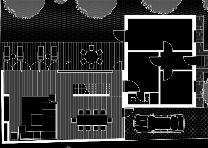 Extension de maison en meulière, Stone house extension, Bezons, 2014, Dragan Architecture, Paris